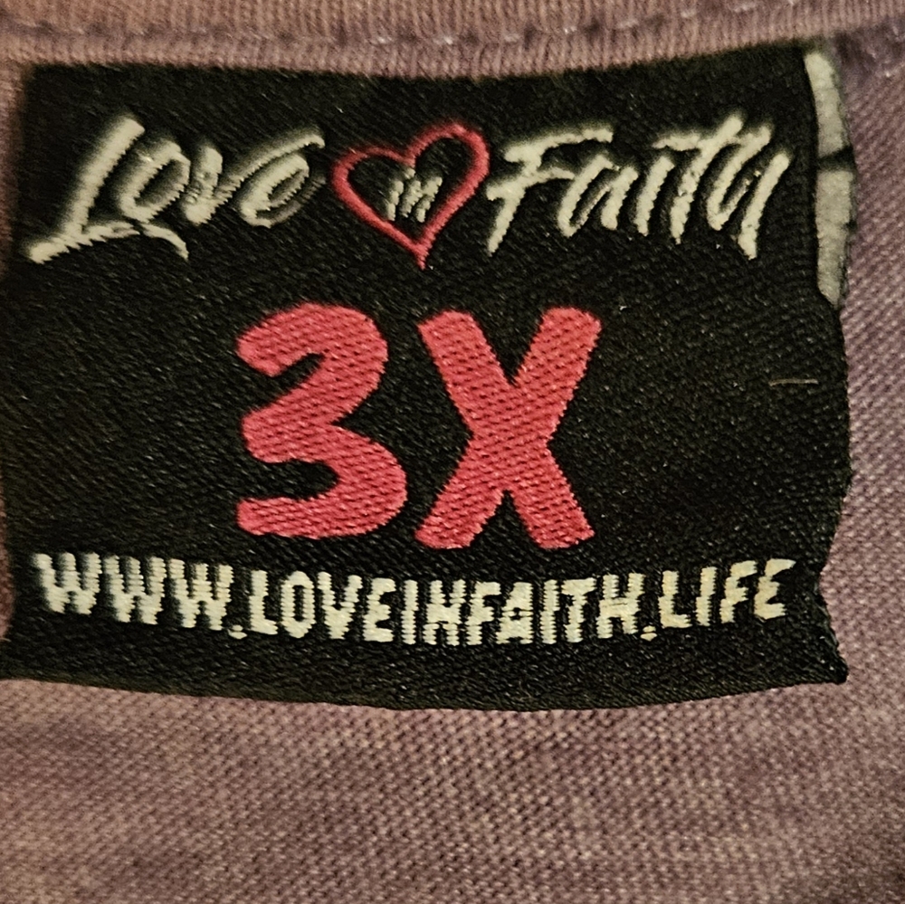 Purple Tee with Floral Design - Picture 3 of 5